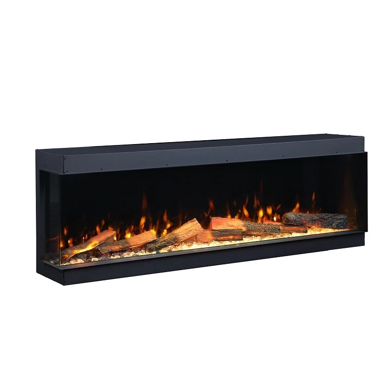 Luxury Series 3 Sided Electric Fireplace factory